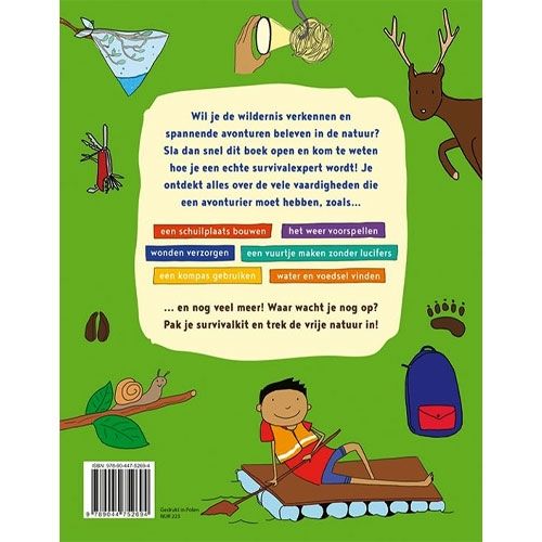 uitgeverij deltas het grote natuur survival boek voor kinderen  | 0302105 | 1