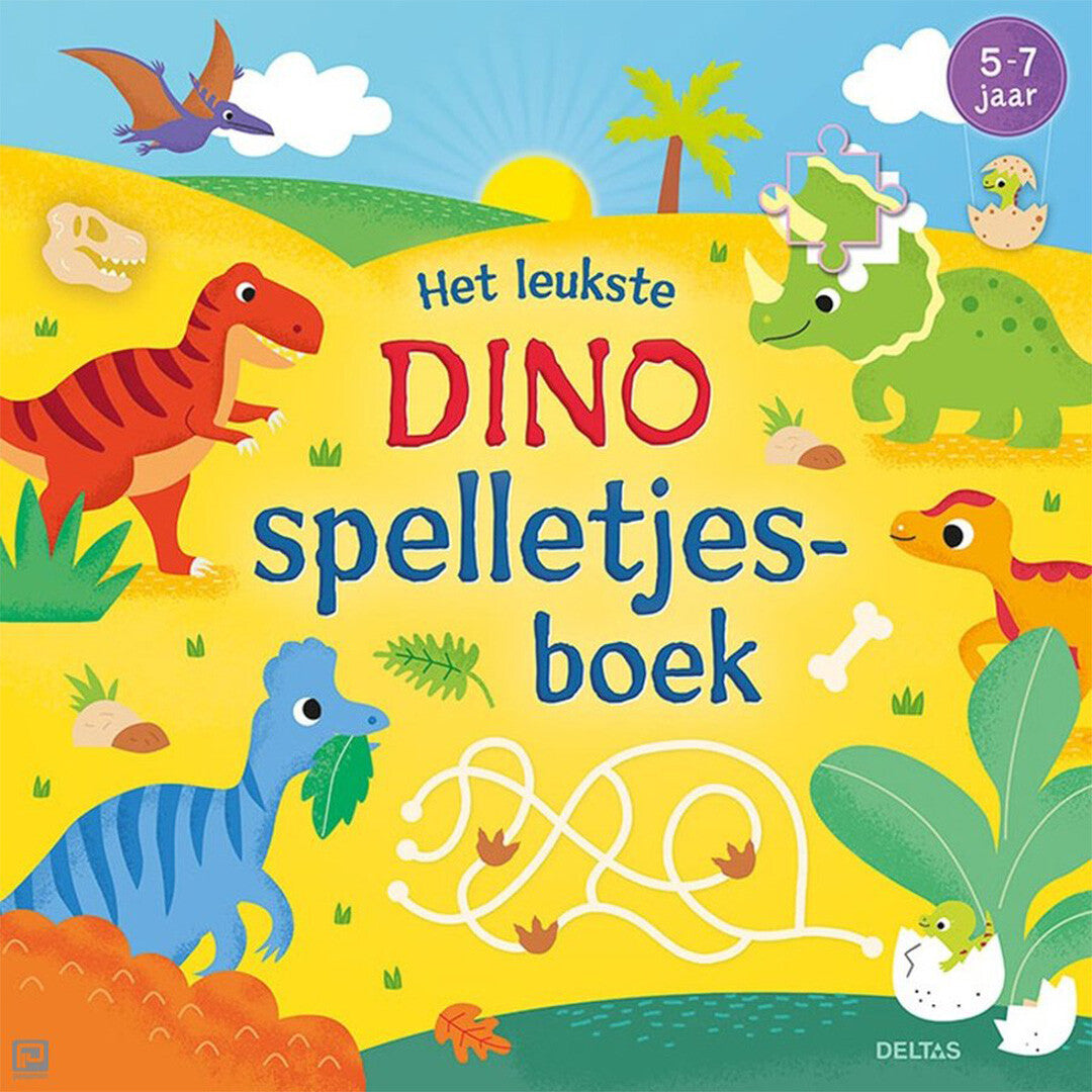 uitgeverij deltas het leukste spelletjesboek dinosaurussen | 0603076 | 0