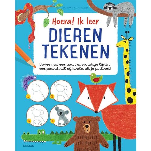 uitgeverij deltas hoera! ik leer dieren tekenen | 0363217 | 0