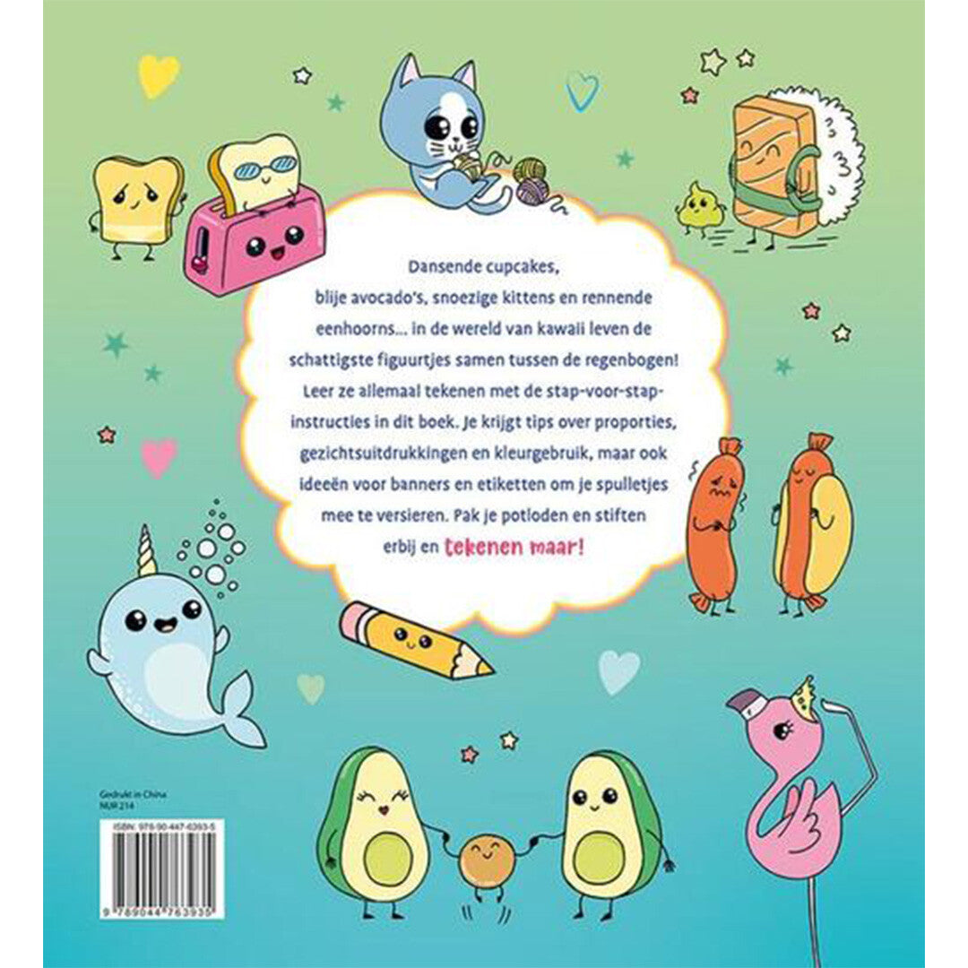 uitgeverij deltas kawaii tekenen stap voor stap | 0363248 | 5