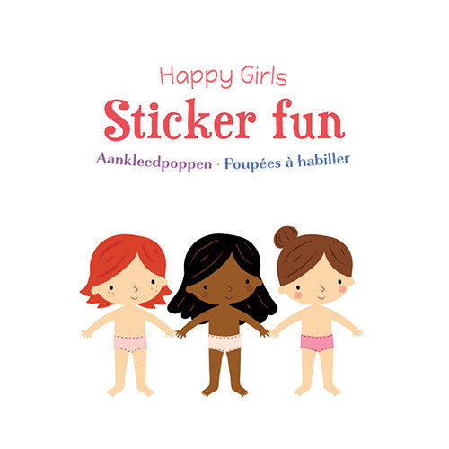 uitgeverij deltas kleur- en stickerboek aankleedpoppen | 0664007 | 1