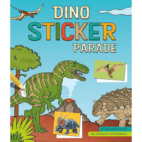 uitgeverij deltas kleur- en stickerboek dinosaurussen | 664140 | 0