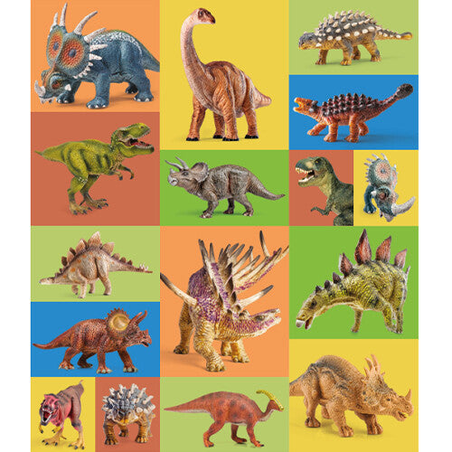 uitgeverij deltas kleur- en stickerboek dinosaurussen | 664140 | 5