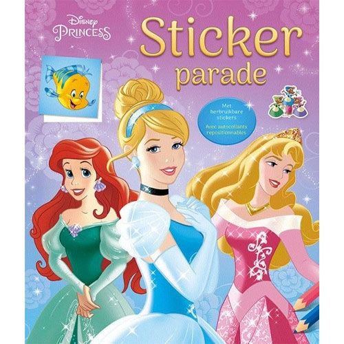 uitgeverij deltas kleur- en stickerboek disney prinsessen | 0661579 | 0