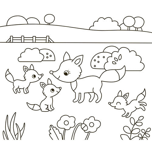 uitgeverij deltas kleurboek happy coloring - vrolijke dieren | 0691008 | 5