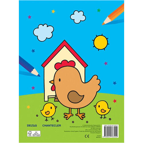 uitgeverij deltas kleurboek super coloring festival - beer | 690912 | 1