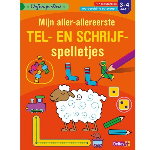 uitgeverij deltas mijn aller-allereerste tel- en schrijfspelletjes | 0640102 | 0