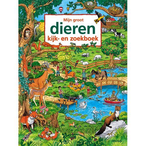 uitgeverij deltas mijn groot dieren kijk- en zoekboek | 0580672 herdruk | 0