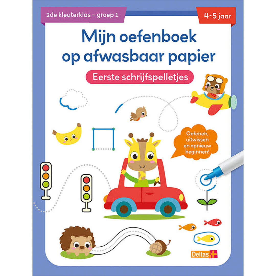 uitgeverij deltas mijn oefenboek - eerste schrijfspelletjes | 0620610 HD najaar 24 | 0