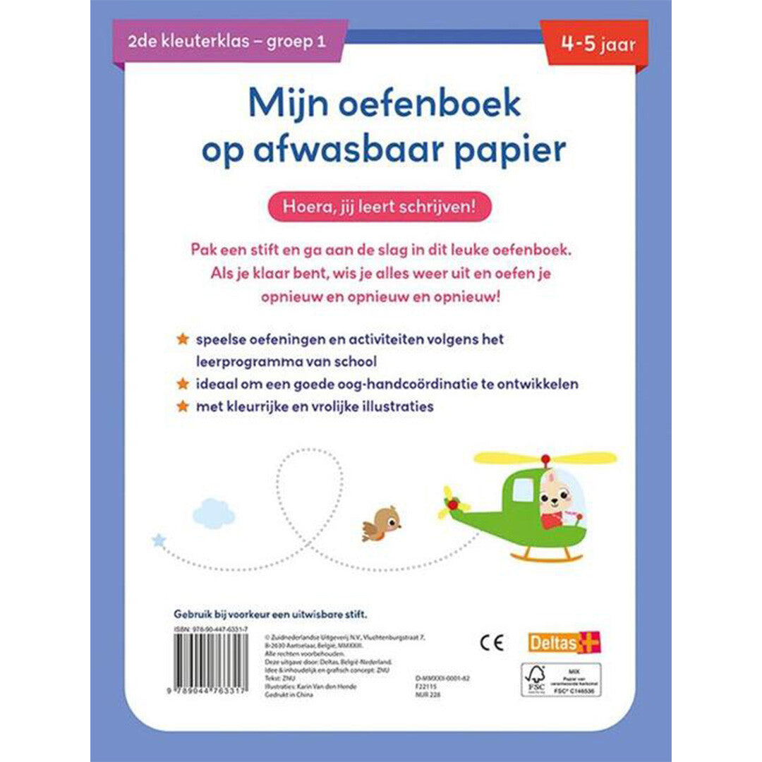 uitgeverij deltas mijn oefenboek - eerste schrijfspelletjes | 0620610 HD najaar 24 | 5