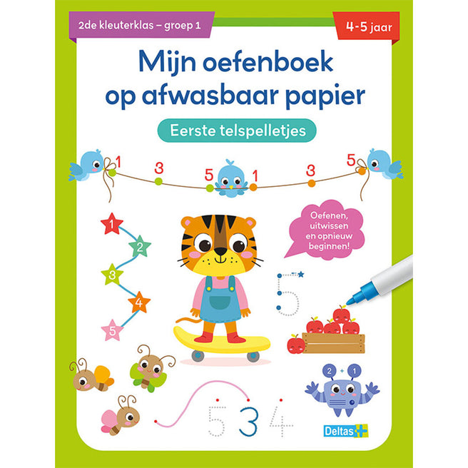 uitgeverij deltas mijn oefenboek - eerste telspelletjes | 0620604 HD najaar 24 | 0