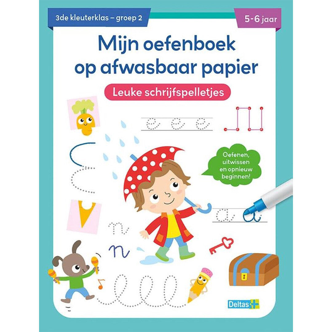 uitgeverij deltas mijn oefenboek - leuke schrijfspelletjes | 0620611 | 0