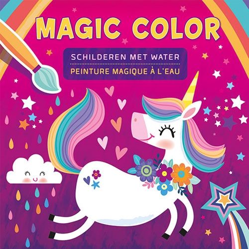 uitgeverij deltas schilderboek magic color met water  | 0690421 | 0
