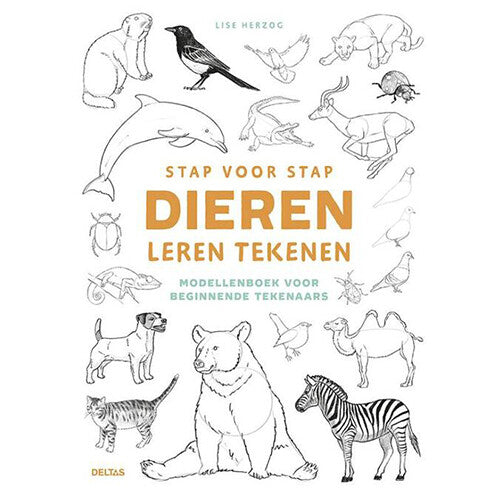 uitgeverij deltas stap voor stap dieren leren tekenen | 0101946 | 0