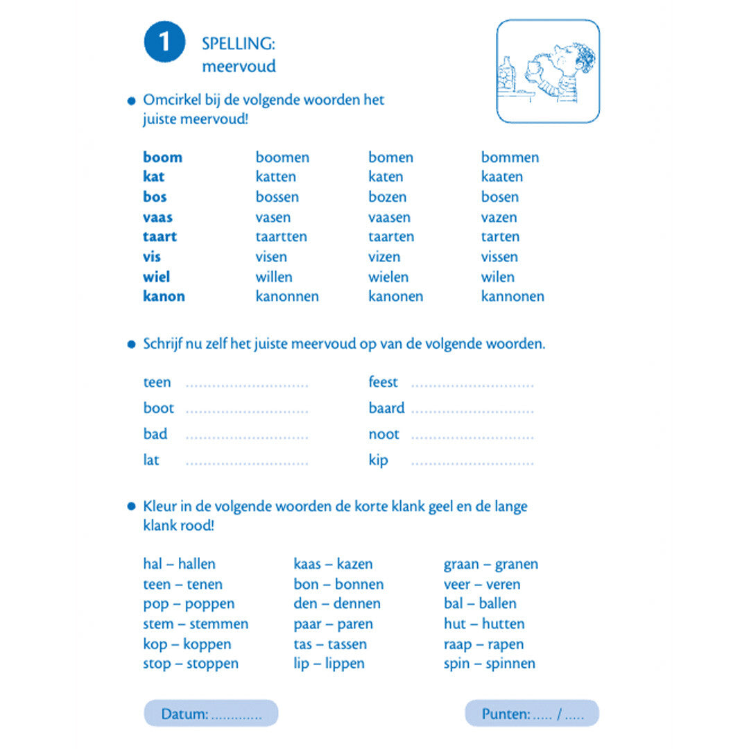 uitgeverij deltas vakantie oefenblaadjes - naar groep 6  | 0640313 | 1