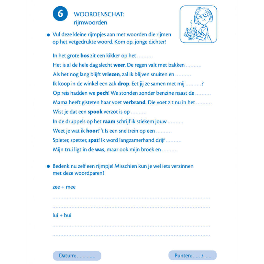 uitgeverij deltas vakantie oefenblaadjes - naar groep 6  | 0640313 | 4