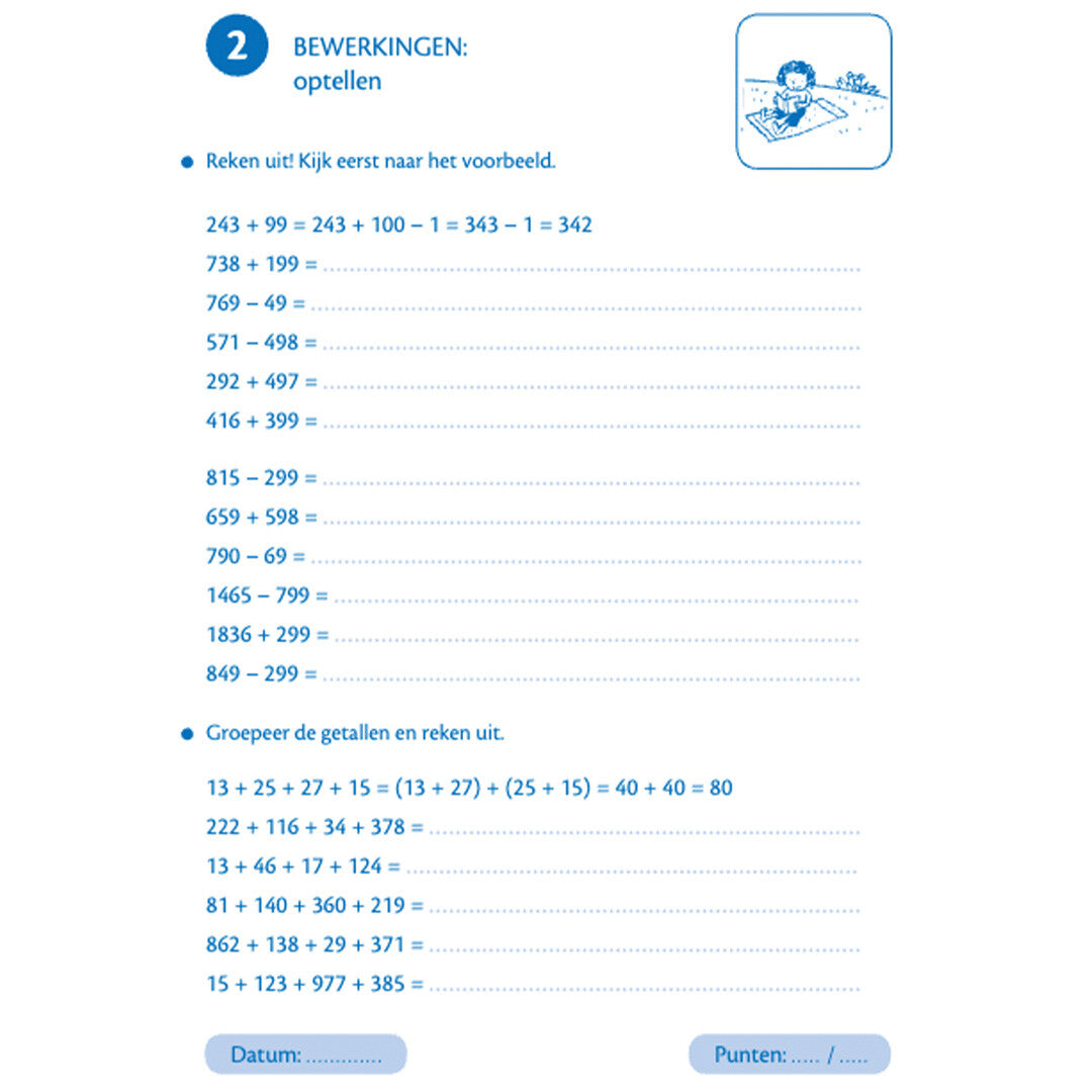 uitgeverij deltas vakantie oefenblaadjes - naar groep 7  | 0640314 | 2