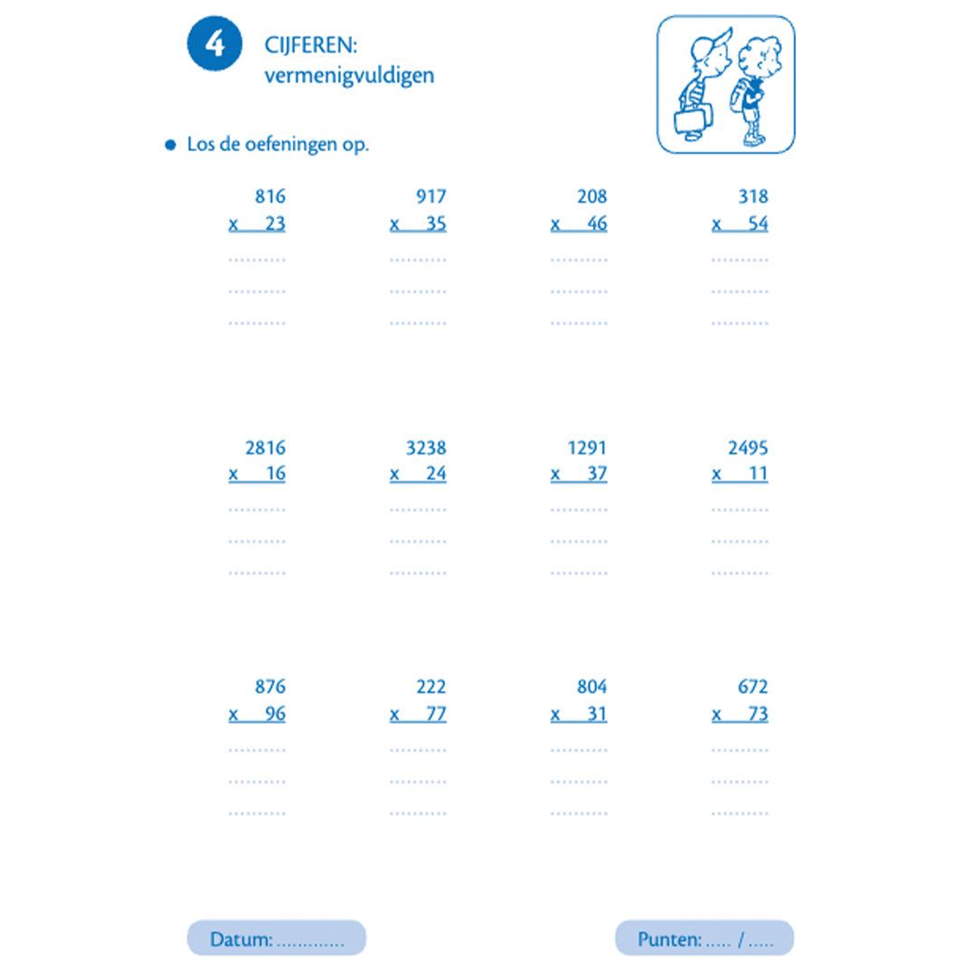 uitgeverij deltas vakantie oefenblaadjes - naar groep 7  | 0640314 | 4
