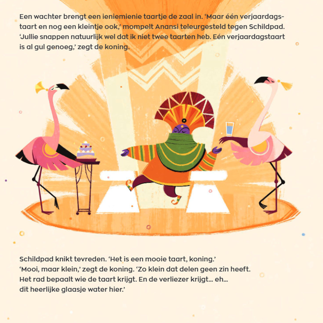uitgeverij gottmer anansi de spin en de verjaardagstaart | 1607785 | 3
