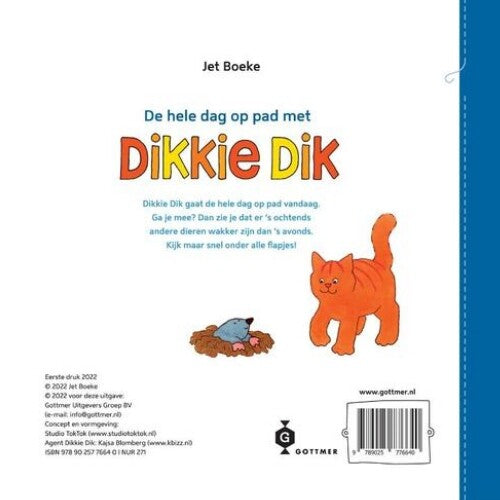 uitgeverij gottmer flapjesboek de hele dag op pad met dikkie dik | 1607664 | 1