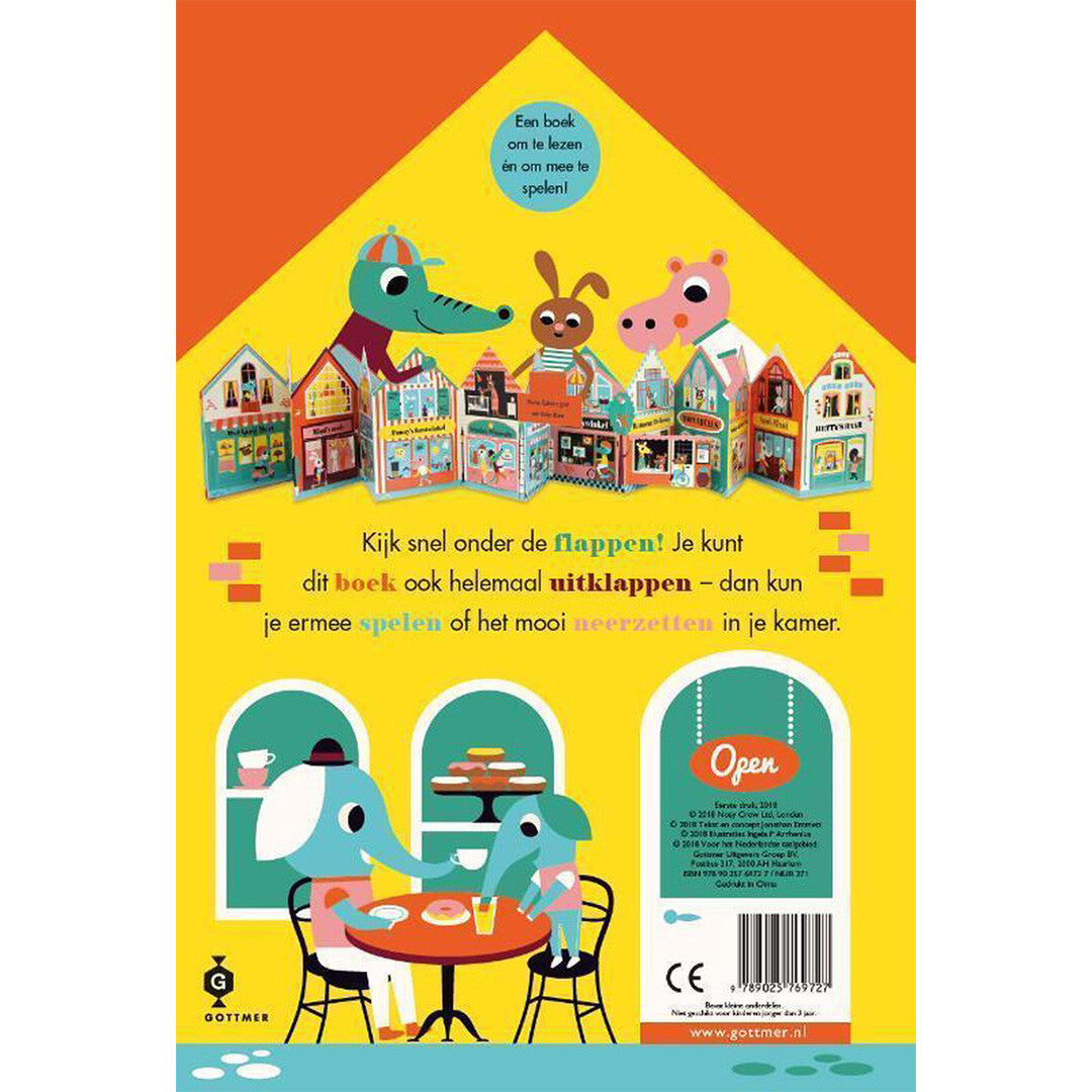 uitgeverij gottmer flapjesboek - de winkelstraat | 1606972 | 1