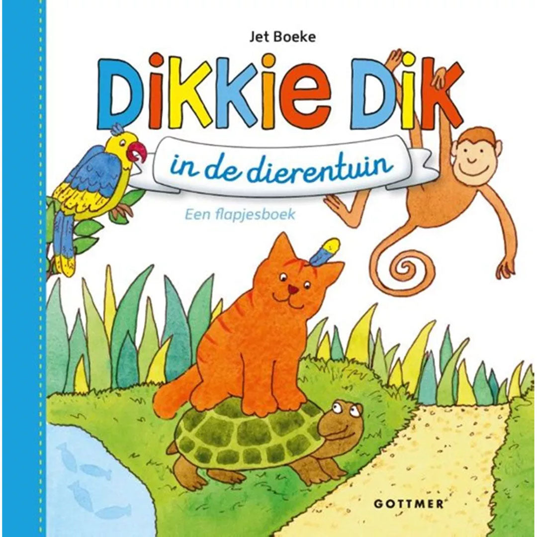 uitgeverij gottmer flapjesboek dikkie dik in de dierentuin | 1607082 | 0