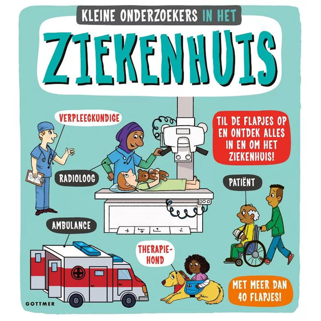 uitgeverij gottmer flapjesboek in het ziekenhuis | 1607866 | 0