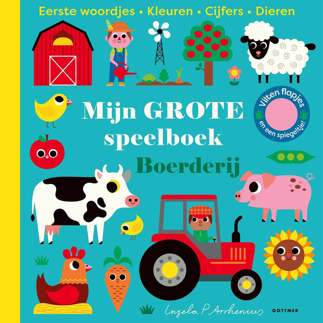 uitgeverij gottmer flapjesboek mijn grote speelboek boerderij | 1607849 | 0