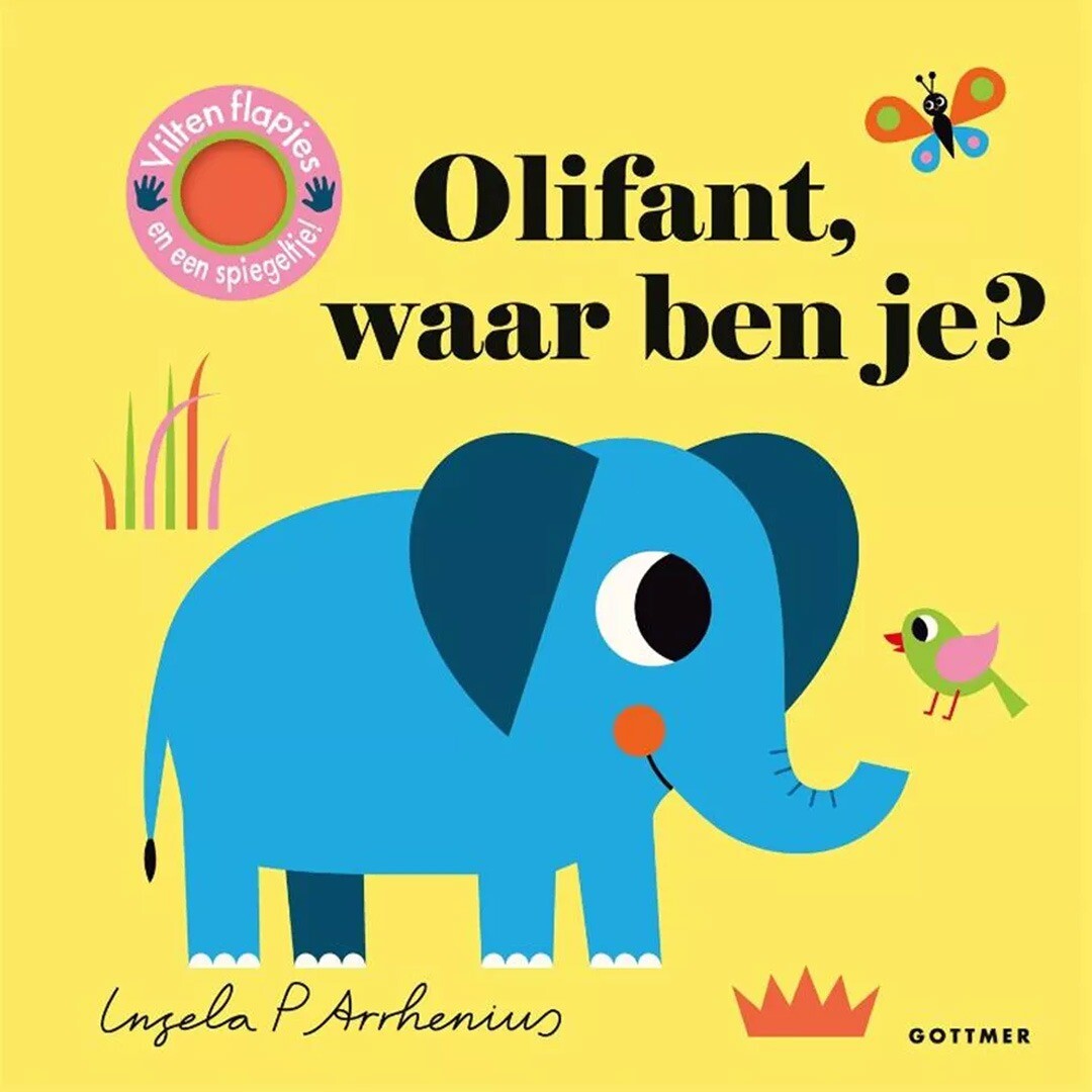 uitgeverij gottmer flapjesboek olifant, waar ben je? | 1607978 | 0