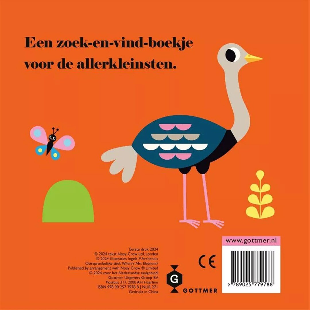 uitgeverij gottmer flapjesboek olifant, waar ben je? | 1607978 | 5
