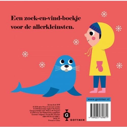 uitgeverij gottmer flapjesboek pinguïn, waar ben je? | 1606987 | 1