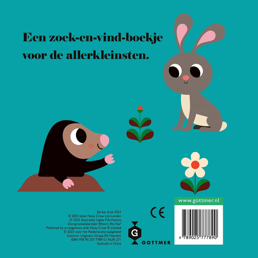 uitgeverij gottmer flapjesboek vos, waar ben je? | 1607789 | 3