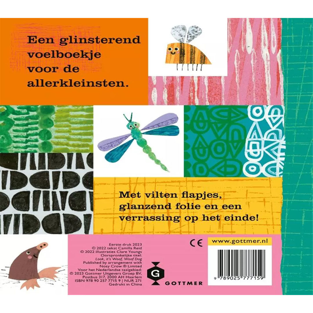 uitgeverij gottmer flapjesboek woef woef, daar is hond | 1607715 | 3