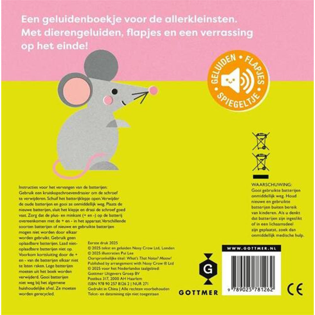 uitgeverij gottmer geluidenboek miauw! | 6