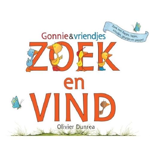 uitgeverij gottmer gonnie & vriendjes zoek en vind - met schuifjes en flapjes | 1604683 | 0