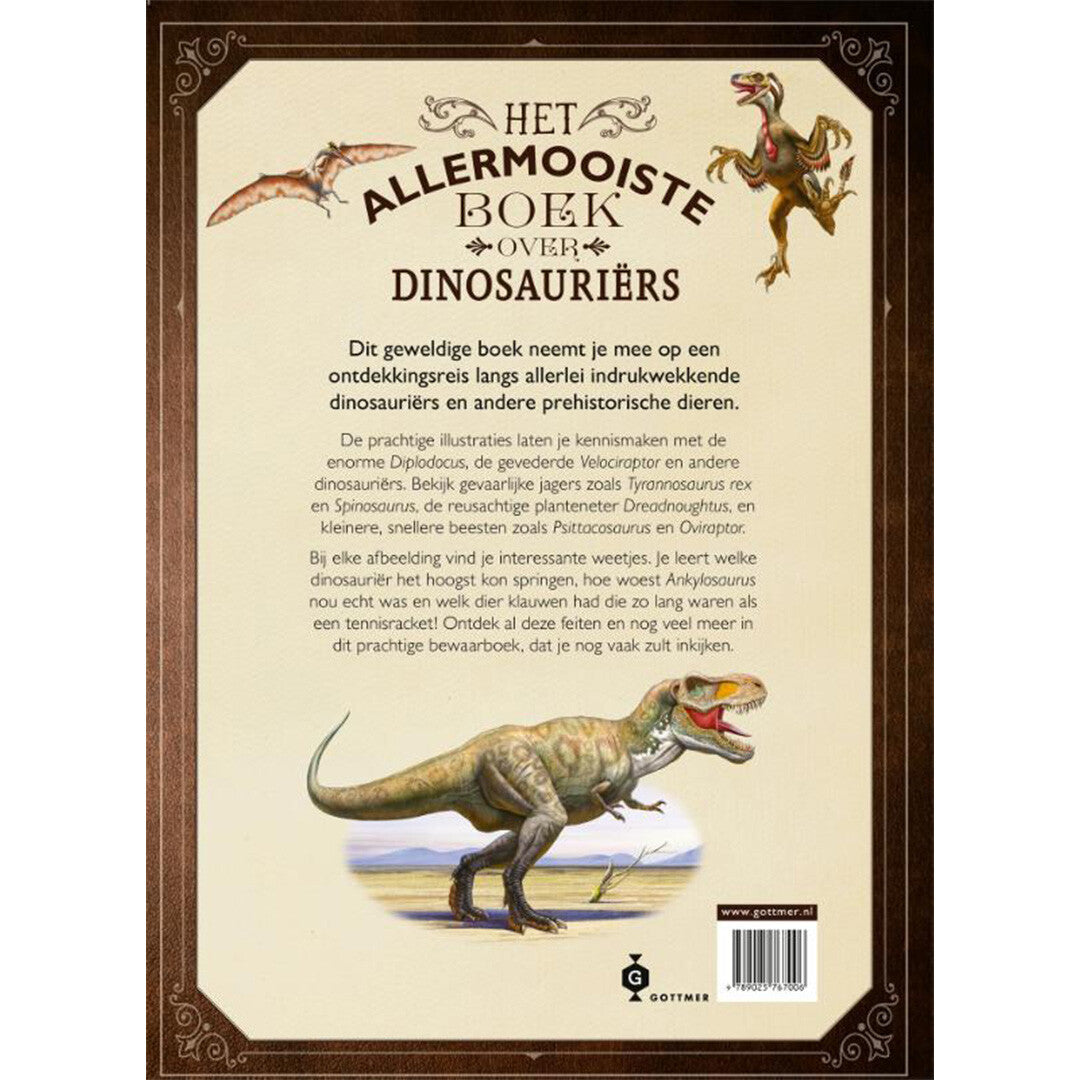 uitgeverij gottmer het allermooiste boek over dinosauriërs | 1606700 | 5