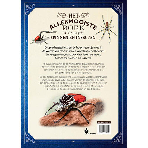 uitgeverij gottmer het allermooiste boek over spinnen en insecten | 1607658 | 1