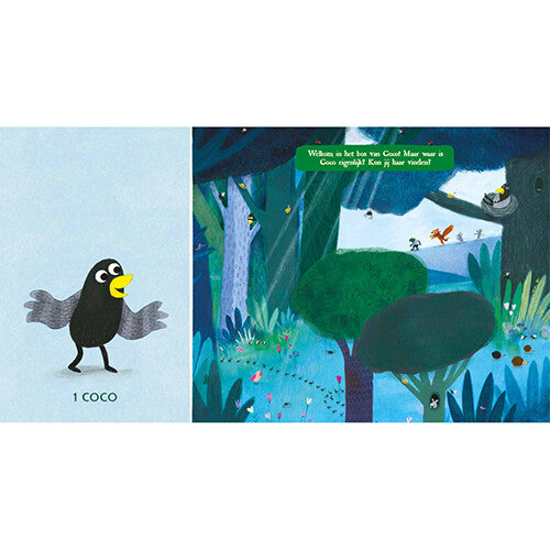 uitgeverij gottmer het bos van coco - een tel- en zoekboek | 1607710 | 1