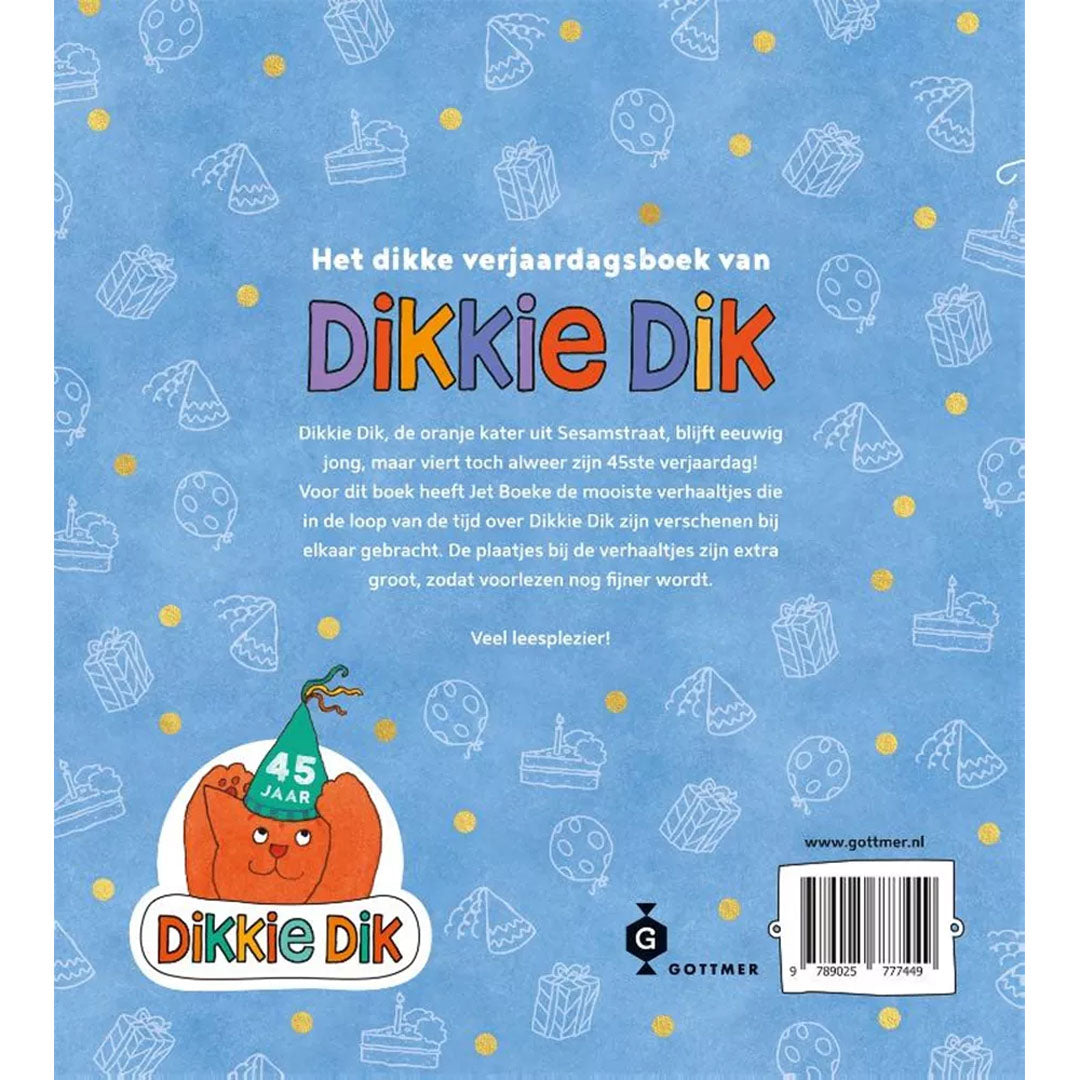 uitgeverij gottmer het dikke verjaardagsboek van dikkie dik | 1607744 | 5