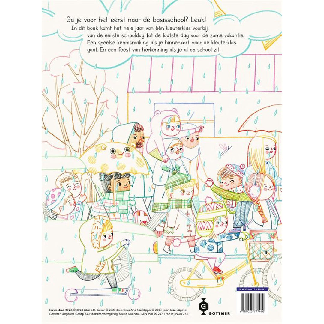 uitgeverij gottmer kartonboek twaalf maanden in de kleuterklas | 1607747 | 5