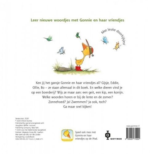uitgeverij gottmer kartonboekje de wereld van gonnie & vriendjes | 1607222 | 1