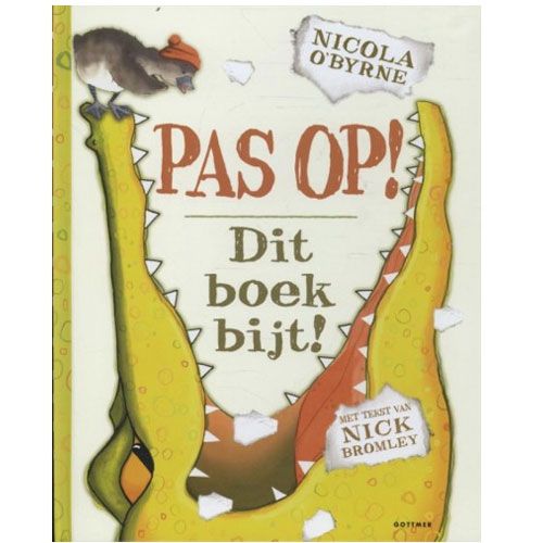 uitgeverij gottmer kartonboekje pas op! dit boek bijt! | 1606757 | 0