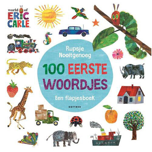 uitgeverij gottmer rupsje nooitgenoeg 100 eerste woordjes | 1607450 | 0