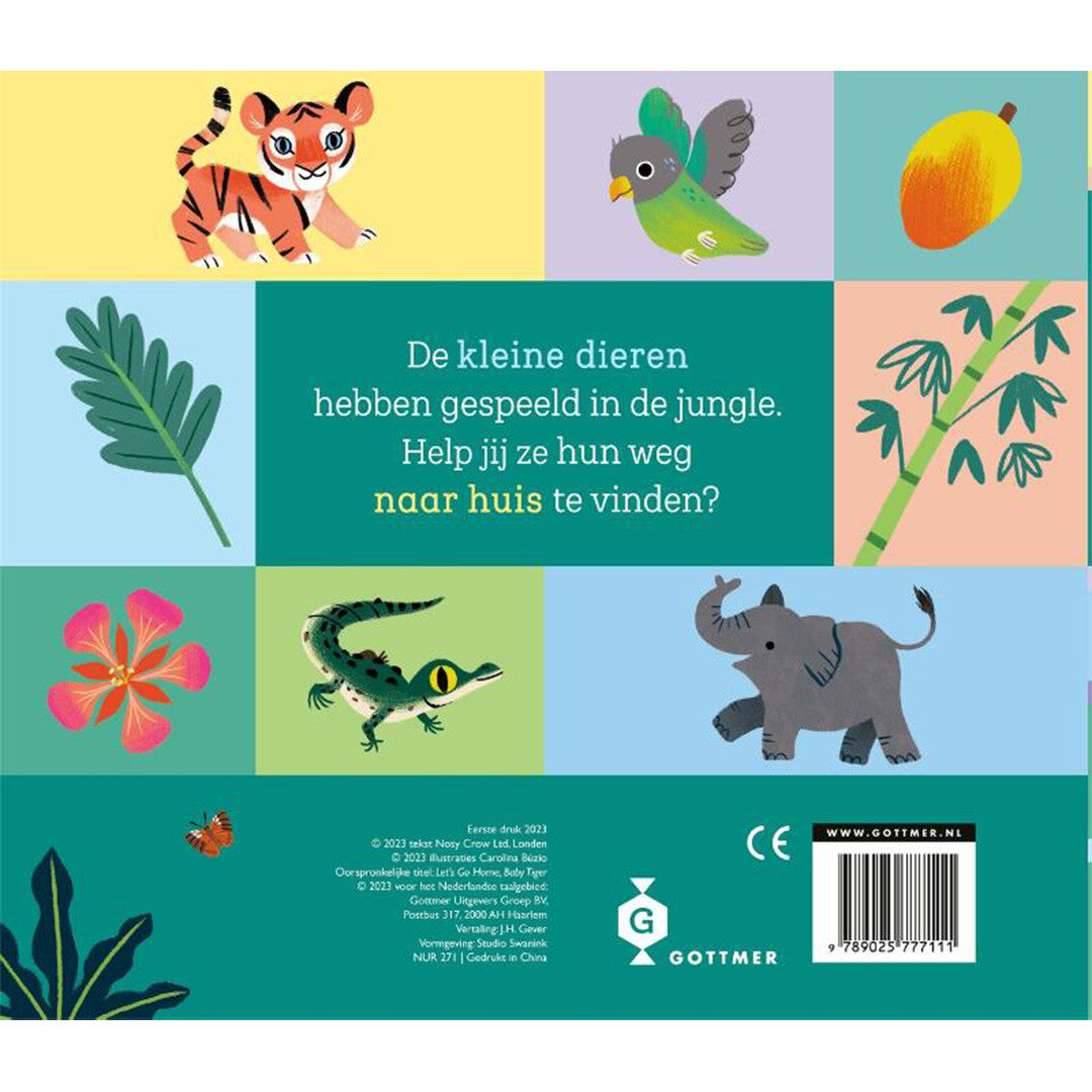 uitgeverij gottmer schuifboekje kom je thuis, kleine tijger? | 1607711 | 5