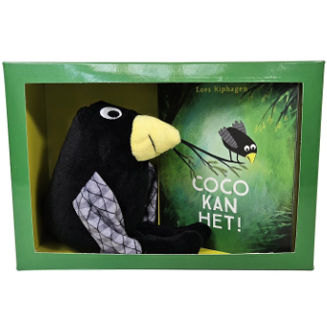 uitgeverij gottmer set kartonboek en knuffel coco kan het! | 4