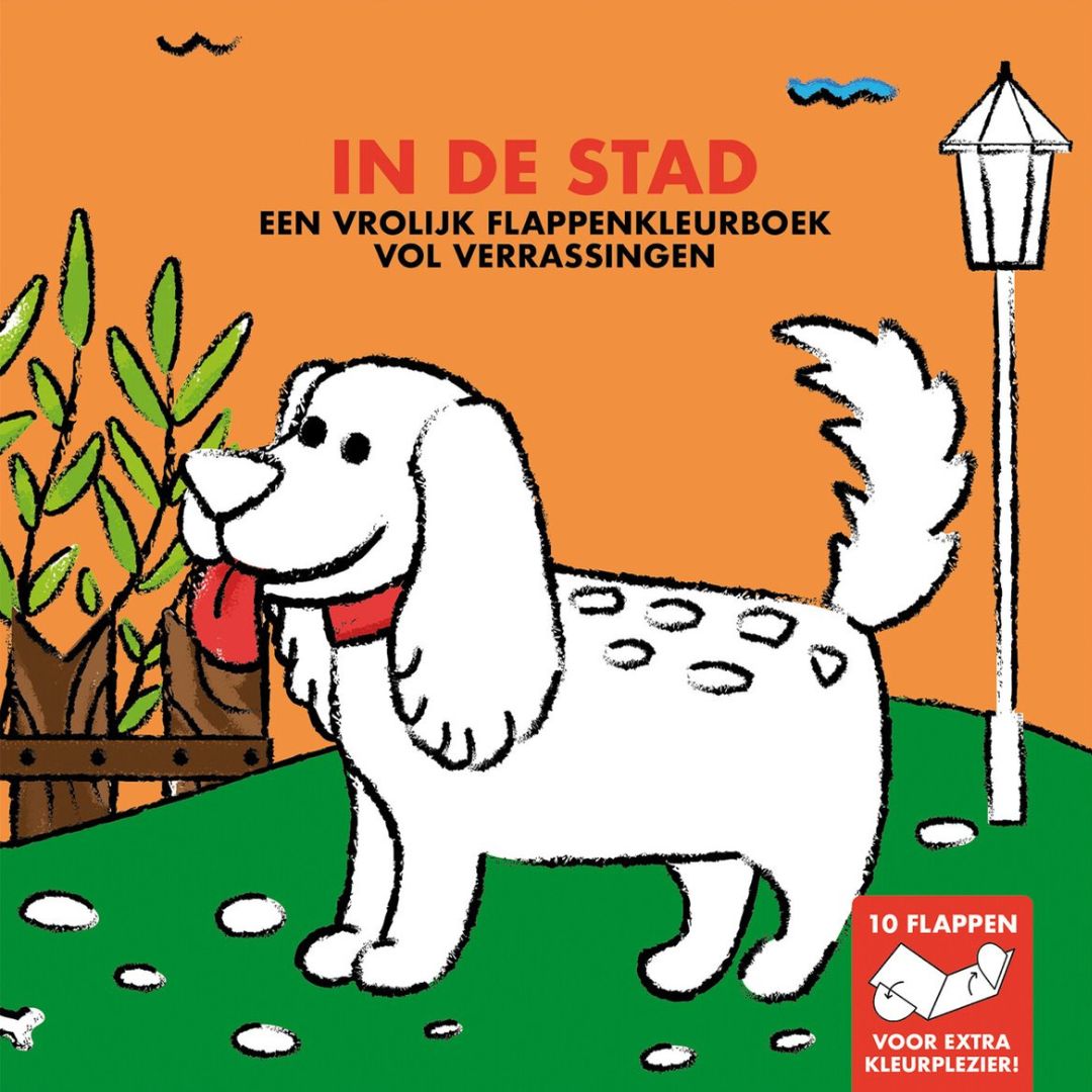 uitgeverij image books flappenkleurboek in de stad | 1312774 | 0