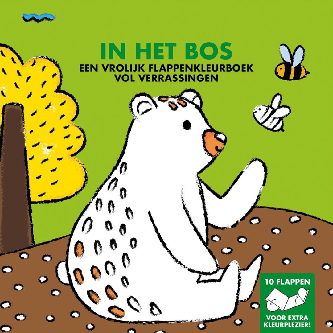 uitgeverij image books flappenkleurboek in het bos | 1312773 | 0