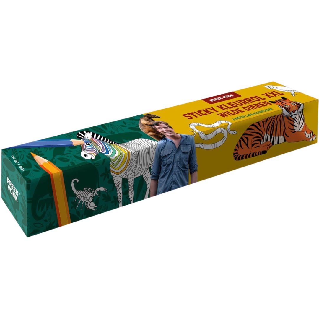 uitgeverij image books freek vonk sticky kleurrol xxl wilde dieren | 1312764 | 0