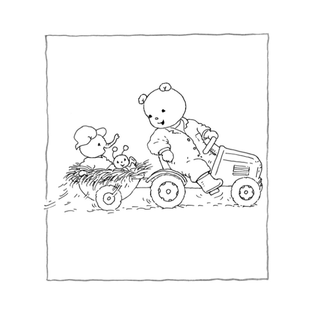 uitgeverij kluitman bobbi kleur- en stickerboek - boerderijdieren | 1418387 | 1