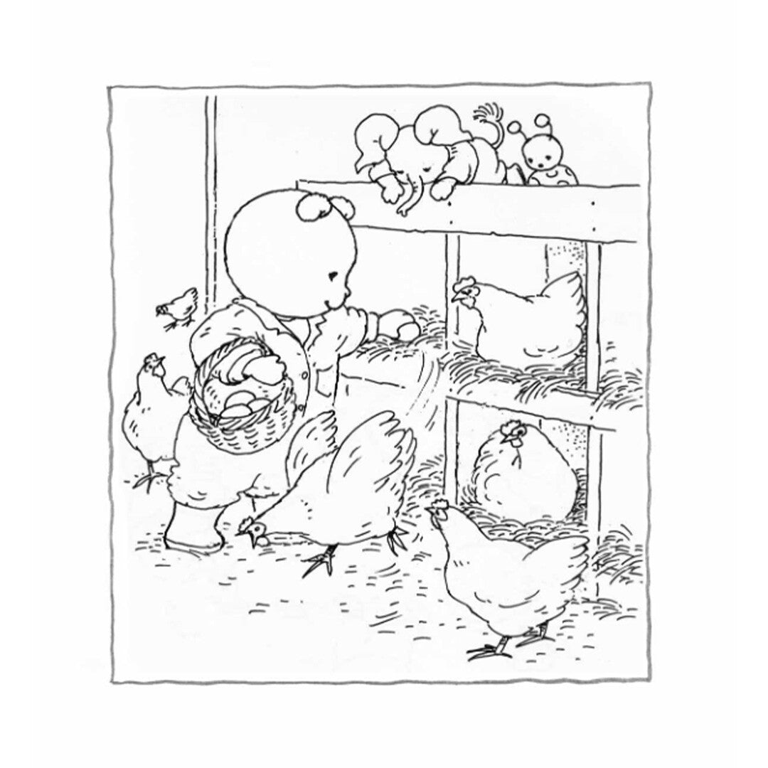 uitgeverij kluitman bobbi kleur- en stickerboek - boerderijdieren | 1418387 | 4